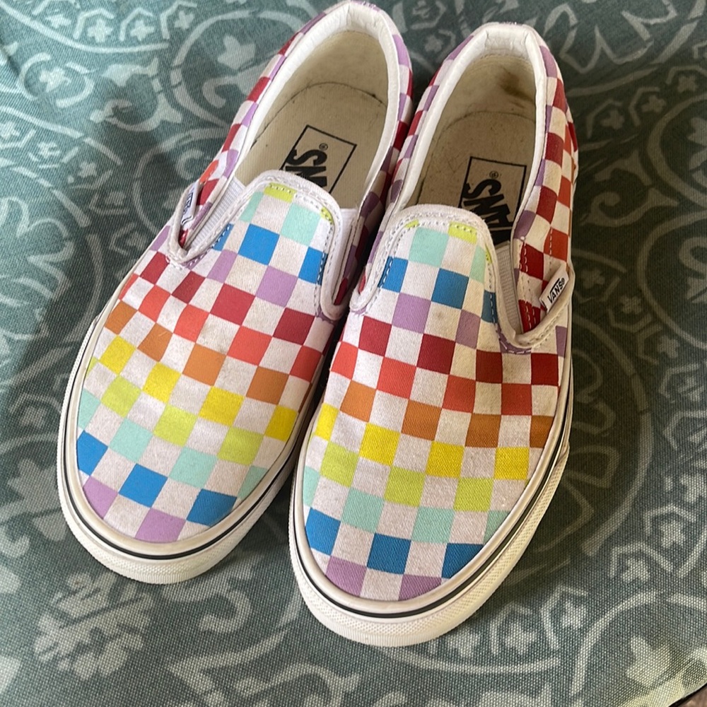 Vans Rainbow checkerboard